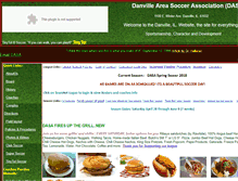 Tablet Screenshot of danvillesoccer.org